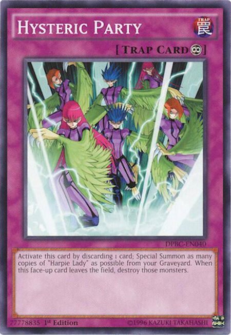Hysteric Party - Duelist Pack: Battle City YuGiOh trading card