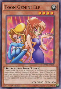 Toon Gemini Elf - Duelist Pack: Battle City (DPBC) #DPBC-EN045 - Common / Short Print YuGiOh Trading Card
