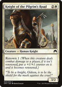 Knight of the Pilgrim's Road - Magic Origins (ORI) #20 - Common Magic: The Gathering Trading Card