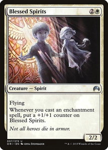 Blessed Spirits - Magic Origins (ORI) #7 - Uncommon Magic: The Gathering Trading Card