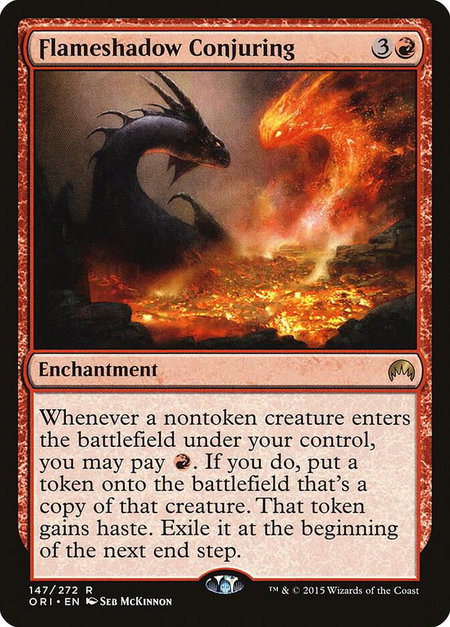 Flameshadow Conjuring - Magic Origins Magic: The Gathering trading card