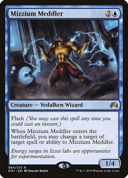 Mizzium Meddler - Magic Origins Magic: The Gathering trading card