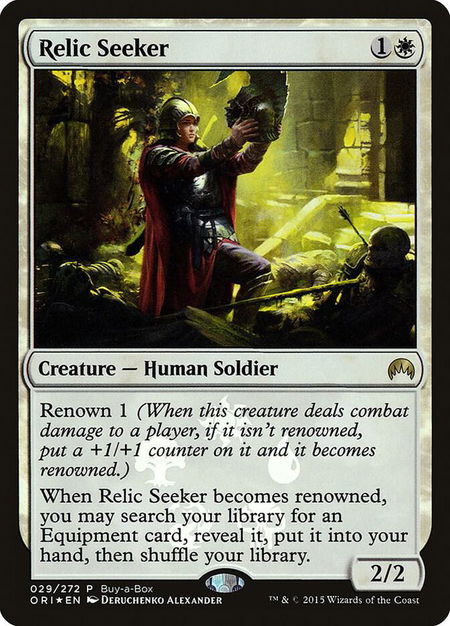 Relic Seeker - Buy-A-Box Promos Magic: The Gathering trading card