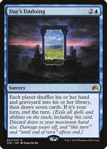 Day's Undoing - Magic Origins (ORI) #51 - Mythic Rare Magic: The Gathering Trading Card