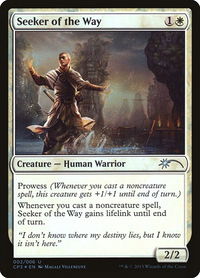 Seeker of the Way - Unique and Miscellaneous Promos (UMP) #2 - Uncommon Magic: The Gathering Trading Card