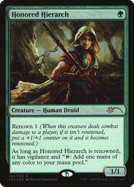 Honored Hierarch - Unique and Miscellaneous Promos Magic: The Gathering trading card