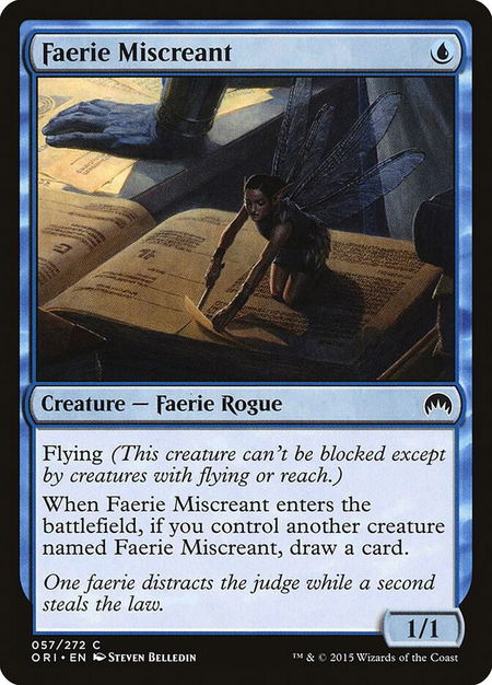 Faerie Miscreant - Magic Origins Magic: The Gathering trading card