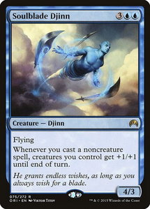 Soulblade Djinn - Magic Origins (ORI) #75 - Rare Magic: The Gathering Trading Card