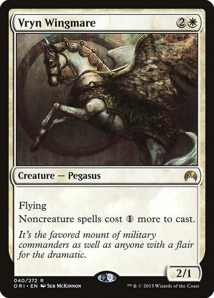 Vryn Wingmare trading card from Magic Origins Vryn Wingmare - Magic Origins Magic: The Gathering trading card