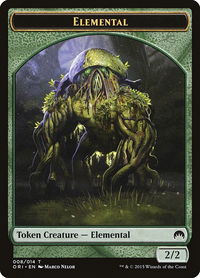 Elemental Token - Magic Origins (ORI) #8 - Token Magic: The Gathering Trading Card