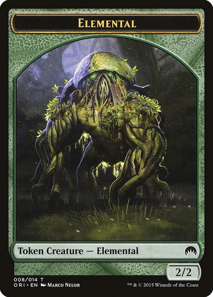 Elemental Token trading card from Magic Origins Elemental Token - Magic Origins Magic: The Gathering trading card