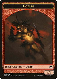 Goblin Token - Magic Origins (ORI) #6 - Token Magic: The Gathering Trading Card