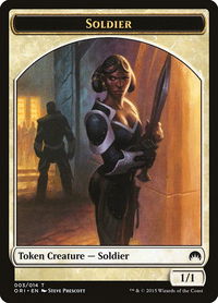 Soldier Token - Magic Origins (ORI) #3 - Token Magic: The Gathering Trading Card