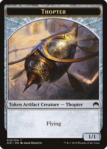 Thopter Token (010) - Magic Origins (ORI) #10 - Token Magic: The Gathering Trading Card