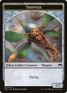 Thopter Token (011) - Magic Origins (ORI) #11 - Token Magic: The Gathering Trading Card