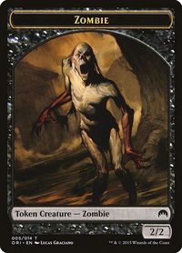 Zombie Token - Magic Origins (ORI) #5 - Token Magic: The Gathering Trading Card