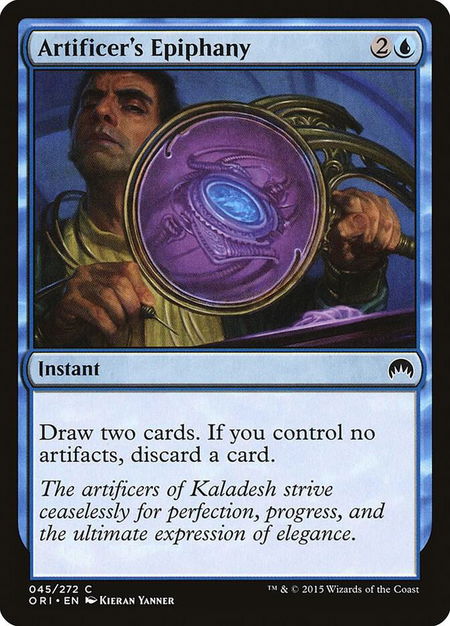 Artificer's Epiphany - Magic Origins Magic: The Gathering trading card