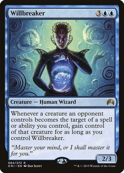 Willbreaker trading card from Magic Origins Willbreaker - Magic Origins Magic: The Gathering trading card