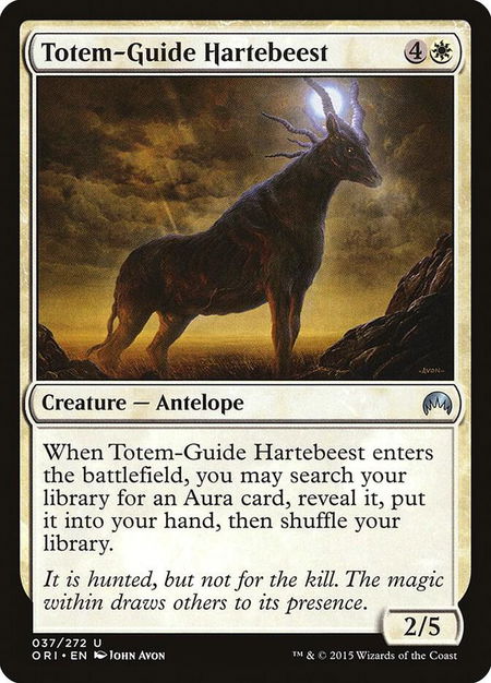 Totem-Guide Hartebeest - Magic Origins Magic: The Gathering trading card