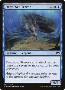 Deep-Sea Terror - Magic Origins (ORI) #52 - Common Magic: The Gathering Trading Card