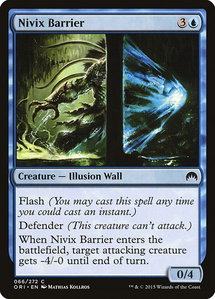 Nivix Barrier - Magic Origins (ORI) #66 - Common Magic: The Gathering Trading Card