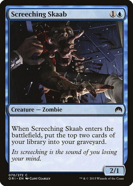 Screeching Skaab trading card from Magic Origins Screeching Skaab - Magic Origins Magic: The Gathering trading card