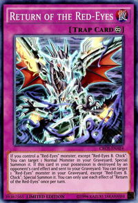 Return of the Red-Eyes - Crossed Souls: Advanced Edition (CROS-AE) #CROS-ENAE4 - Super Rare YuGiOh Trading Card