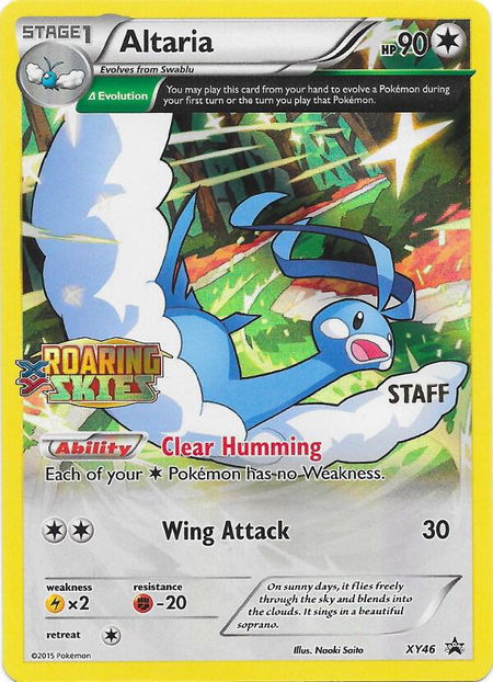 Altaria - XY46 (Prerelease) [Staff] - XY Promos Pokémon trading card