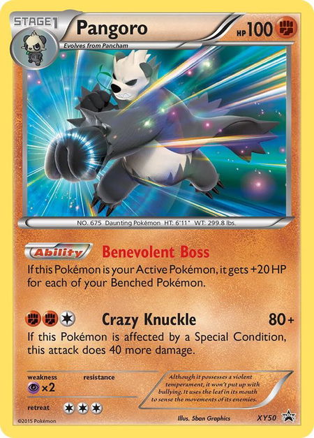 Pangoro - XY50 - XY Promos Pokémon trading card