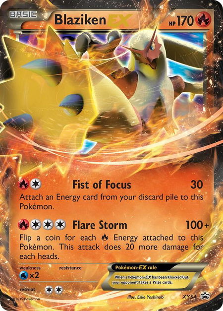 Blaziken EX - XY54 - XY Promos Pokémon trading card
