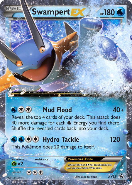 Swampert EX - XY55 - XY Promos Pokémon trading card