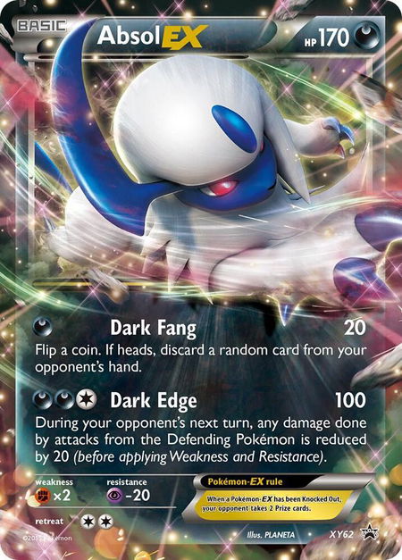 Absol EX - XY62 - XY Promos Pokémon trading card