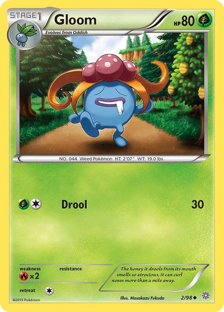 Gloom - XY - Ancient Origins Pokémon trading card