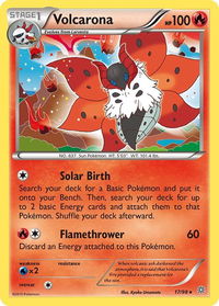 Volcarona (17) - XY - Ancient Origins (AOR) #17/98 - Holo Rare Pokémon Trading Card
