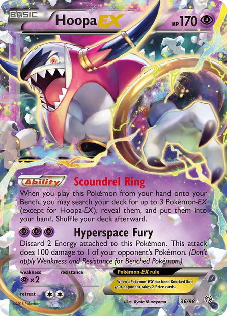 Hoopa EX - XY - Ancient Origins Pokémon trading card
