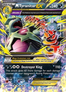 M Tyranitar EX - XY - Ancient Origins (AOR) #43/98 - Ultra Rare Pokémon Trading Card