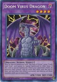 Doom Virus Dragon - Dragons of Legend 2 (DRL2) #DRL2-EN003 - Secret Rare YuGiOh Trading Card