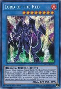 Lord of the Red - Dragons of Legend 2 (DRL2) #DRL2-EN016 - Secret Rare YuGiOh Trading Card