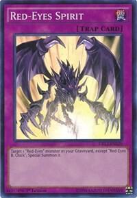 Red-Eyes Spirit trading card from Dragons of Legend 2 Red-Eyes Spirit - Dragons of Legend 2 YuGiOh trading card
