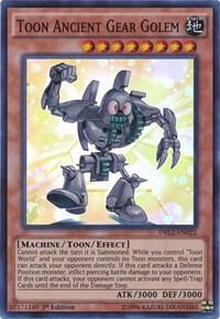Toon Ancient Gear Golem - Dragons of Legend 2 YuGiOh trading card