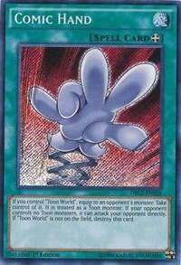 Comic Hand - Dragons of Legend 2 (DRL2) #DRL2-EN026 - Secret Rare YuGiOh Trading Card