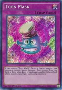 Toon Mask trading card from Dragons of Legend 2 Toon Mask - Dragons of Legend 2 YuGiOh trading card