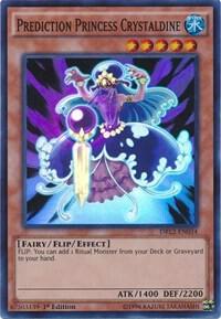 Prediction Princess Crystaldine trading card from Dragons of Legend 2 Prediction Princess Crystaldine - Dragons of Legend 2 YuGiOh trading card