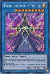 Prediction Princess Tarotrei trading card from Dragons of Legend 2 Prediction Princess Tarotrei - Dragons of Legend 2 YuGiOh trading card