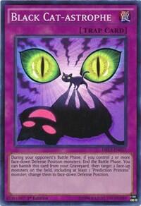 Black Cat-astrophe - Dragons of Legend 2 (DRL2) #DRL2-EN037 - Super Rare YuGiOh Trading Card