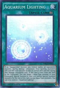 Aquarium Lighting trading card from Dragons of Legend 2 Aquarium Lighting - Dragons of Legend 2 YuGiOh trading card
