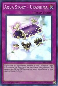 Aqua Story - Urashima - Dragons of Legend 2 (DRL2) #DRL2-EN045 - Super Rare YuGiOh Trading Card