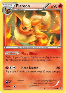 Flareon - XY - Ancient Origins (AOR) #13/98 - Uncommon Pokémon Trading Card