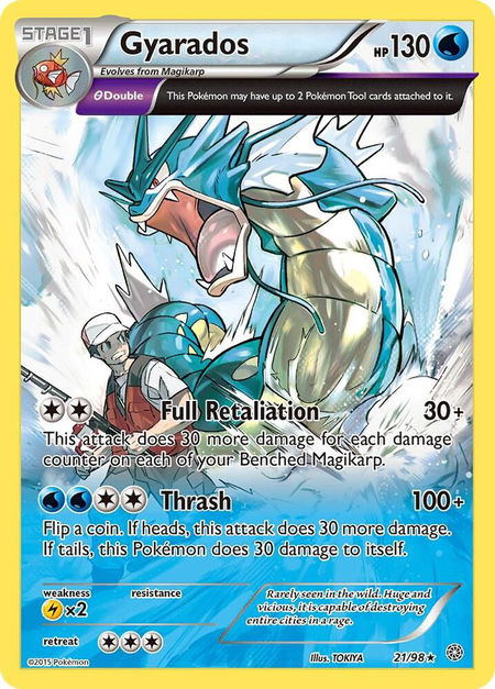 Gyarados (21) - XY - Ancient Origins Pokémon trading card