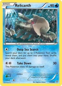 Relicanth - XY - Ancient Origins (AOR) #23/98 - Common Pokémon Trading Card